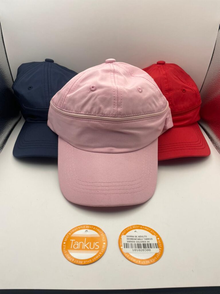 GORRA DE ADULTO DESMONTABLE TANKUS VARIOS COLORES 24