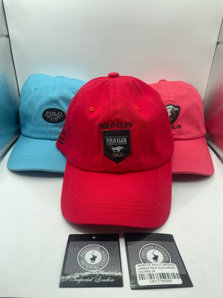 GORRA DE ADULTO IMPERIAL LONDON POLO CLUB VARIOS COLORES 24