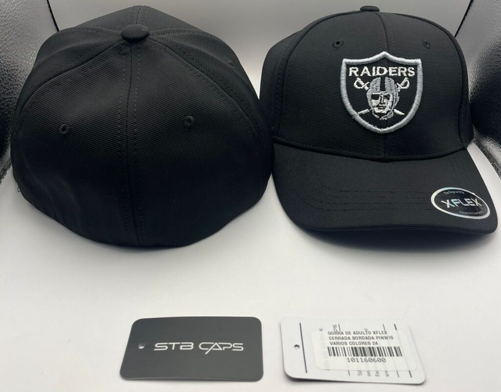 GORRA DE ADULTO XFLEX CERRADA BORDADA PINWIS VARIOS COLORES 24