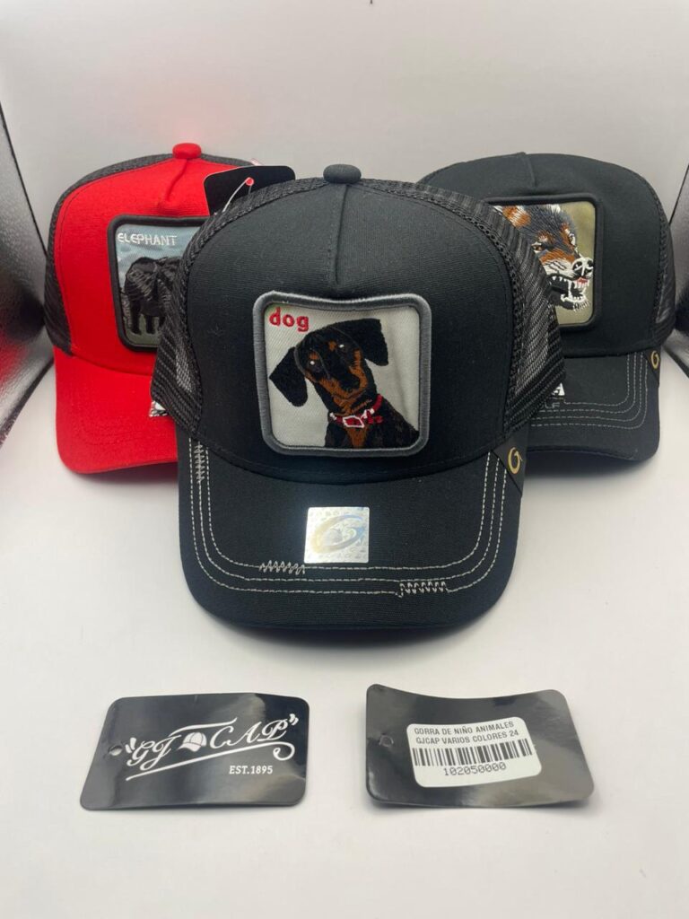 GORRA DE NIÑO ANIMALES GJCAP VARIOS COLORES 24